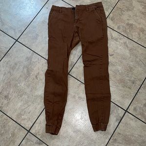 Brown Jogger Pants